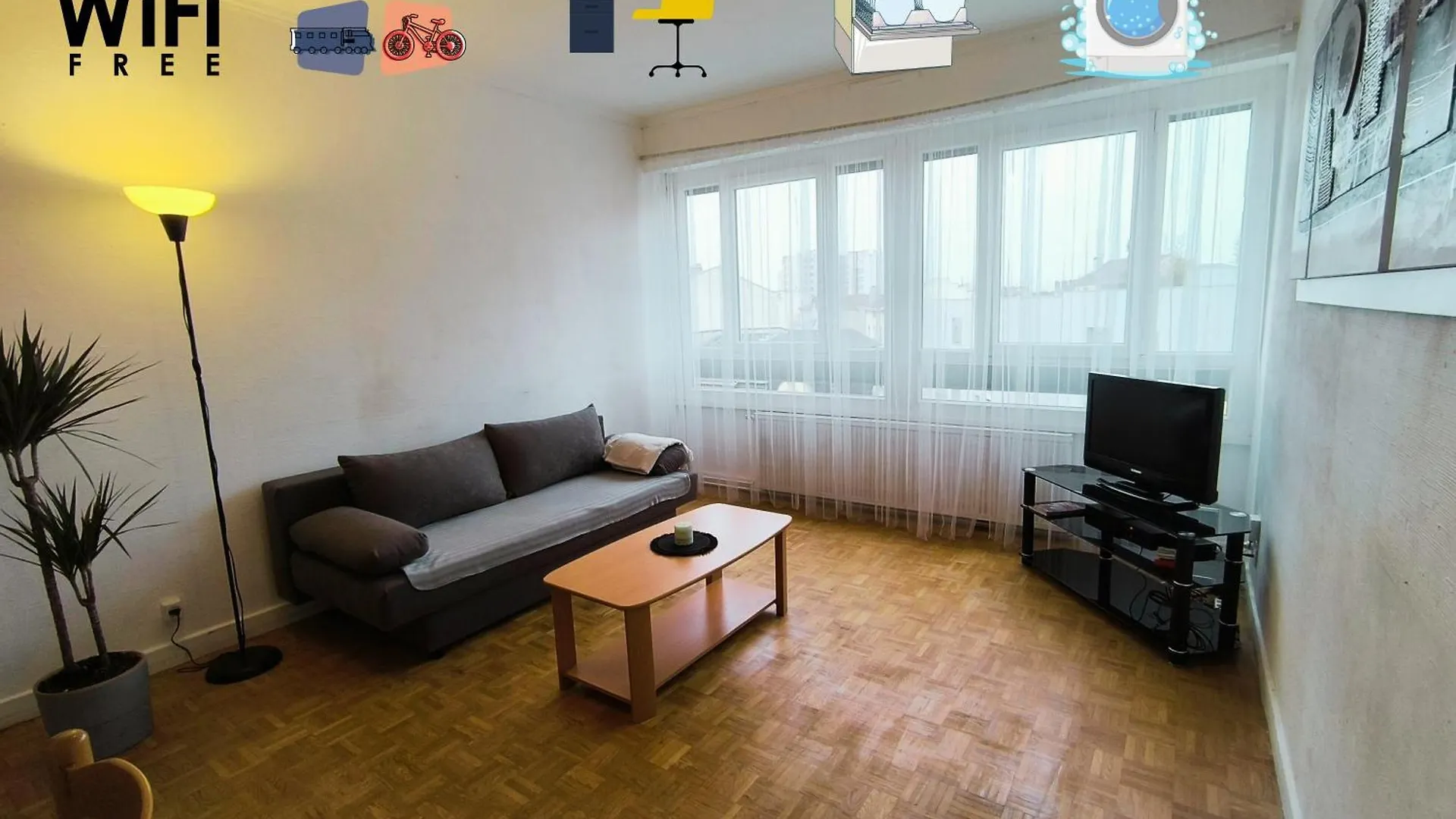 Grand Appartement Lumineux Et Central location